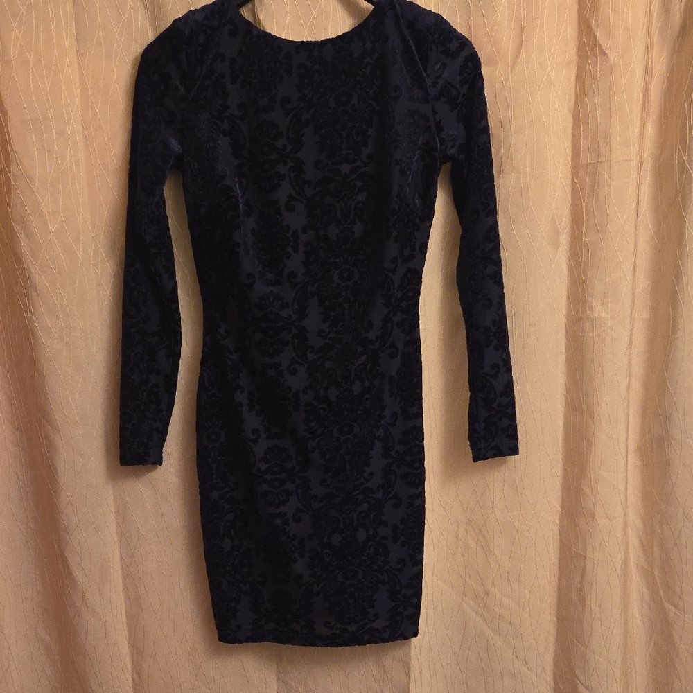 Windsor Midnight Blue Long Sleeve Dress‎